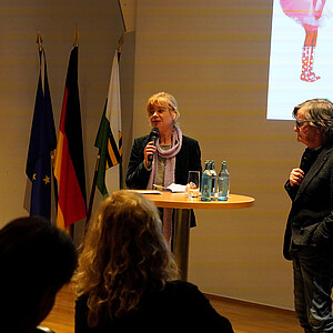 Präsentation des 21. Neiße Filmfestivals in der Vertretung des Freistaates Sachsen beim Bund in Berlin ® Karin E. Lason 