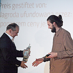Octavian Ursu (Oberbürgermeister von Görlitz & Adam Koloman Rybanský (für Bestes Szenenbild) ® Hannes Rönsch